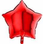Bal10 Dünyası Sevgililer Günü Kırmızı Folyo Yıldız Balon 45 cm 1 Adet