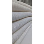 Baladı Home Ev Tekstil Home Collection Çizgili Koltuk Örtüsü Süngerli Kaymaz Çekyat Kadife Ölçüm ( 160 x 200 cm ) Alt Üst Kapatıyor - 160 x 200 cm - Beyaz