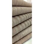 Baladı Home Ev Tekstil Home Collection Çizgili Koltuk Örtüsü Süngerli Kaymaz Çekyat Kadife Ölçüm ( 160 x 200 cm ) Alt Üst Kapatıyor - 160 x 200 cm - Vizon