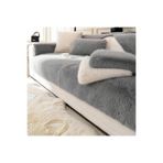 baladı home ev tekstil home collection grı kalın peluş koltuk örtüsü oturma alanı sadece ve yumuşak ürün ölçü 75 x 190 cm koltuk kılıf