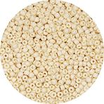 Bala&Fillic Bej Renk 4 mm Tohum Boncuklar Yaklaşık 1200 adet/100 Gram, Bileklik ve Kolye Yapımı için 6/0 Cam El İşi Boncukları (Bej)