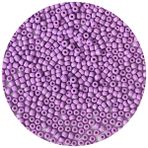 Bala&Fillic Mor Renk 4 mm Tohum Boncuklar Yaklaşık 1200 adet/100 Gram, Bileklik ve Kolye Yapımı için 6/0 Cam El İşi Boncukları (Mor)