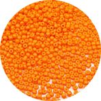 Bala&Fillic Turuncu Renk 4 mm Tohum Boncuklar Yaklaşık 1200 adet/100 Gram, Bileklik ve Kolye Yapımı için 6/0 Cam El İşi Boncukları (Turuncu)