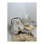 Balamira vizon gök kuşaklı oval 13lü babynest seti
