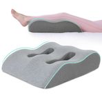 BALAPET Kama Bacak Yastığı, Ergonomik Nefes Alabilen Basınç Azaltıcı Yükseklik Yastığı, Yaralanma Sonrası veya Dinlenme, Şişlik, Ağrı, Dolaşım, Sırt Desteği Yastıkları için Bellek Köpüğü Bacak Yastığı