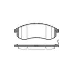 BALATA FREN ON-(MITSUBUSHI: L200 2001>2006 "4WD" ) MGA-55605
