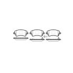 BALATA FREN ON-(TOYOTA: COROLLA 03>07 "VVTI" ) MGA-55272