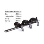 Balatlı YP-TB-200x800 mm Tek Bıçak Toprak Burgu Ucu