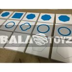 Balatoyz Geometrik Çekmece Kabin Çalışma Kartları - Mavi