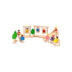 BALATOYZ Montessori Ahşap Park Oyun Seti – Eğitici Rol Yapma Oyuncağı