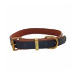 Baldur Handmade Deri Köpek Tasması Mavi M (36-45CM) Cl-Ba-B-M