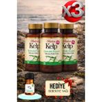 Balen 3 Adet Kelp Ekstraktı ve Selenyum Içeren Kapsül 375 Mg 60 Adet Takviye Edici + Hediye Biberiye Yağı