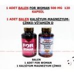 Balen For Woman(Bayan)+balen Kalsiyum Magnezyum Çinko