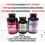 Balen For Woman(Bayan)+hayıt Meyvesi +kalsiyum Magnezyum Çinko