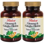 Balen Ginseng ve Ginkgo Biloba Tabletleri Enerji ve Odaklanma İçin 120 Adet (2 paketi)