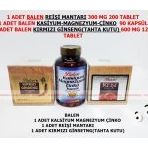 Balen Reishi Mantarı+kırmızı Kore Gınseng+kalsiyum Magnezym Çinko