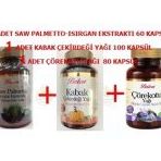 Balen Saw Palmetto Isırgan+kabak Çekirdeği Yağı+çörekotu Yağı