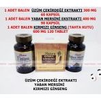 Balen Üzüm Çekirdeği+yaban Mersini+kırmızı Kore Gınseng