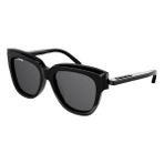 BALENCIAGA 0160S 001 53 Kadın Güneş Gözlüğü - Siyah