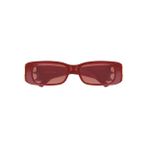 Balenciaga Bb0096S 003 Gold Bordo Kadın Güneş Gözlüğü