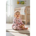 Balgüneş Panda Desenli %100 Pamuk Kız Bebek Pijama Takım - 002-Pembe - 6 - 9 Ay