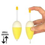Balık Avı İçin Işıklı Yaylı Eva Şamandıra 30-50 Gr - Gece Balıkçılığına Uygun Tüplü Fosfor Takmalı