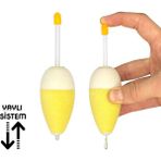 Balık Avı Için Işıklı Yaylı Eva Şamandıra 50-75 gr - Gece Balıkçılığına Uygun Tüplü Fosfor Takmalı - Renkli