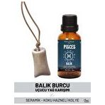 Balık Burcu - Pisces, Uçucu Yağ Karışımı, 10ml & Koku Hazneli Kolye02