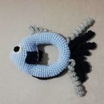 Balık Çıngırak Amigurumi Organik Oyuncak