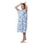 Balık Desenli Surf Ve Dalış Pançosu,Sörf Panço, kapüşonlu havlu, panço, sörf, yüzme, banyo, yetişkinler, erkekler, kadınlar için(TEK BEDEN&KALIP) Medium