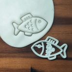 Balık Temalı Kurabiye Kalıbı - 8 cm