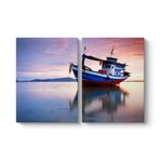 Balıkçı Gemisi Tablosu 63 x 40-2 Parçalı