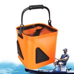 Balıkçı Kovası, Minnow Kovaları | Daha geniş sap katlanabilir balıkçılık yem kovası | Çok fonksiyonlu balık takımı depolama çantaları ve sargılara ulaşım kayaks kamp plaj botu için kutu