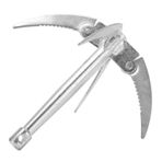 Balıkçı Su Çim Bıçağı 10m Halat Galvanizli Demir Pas Direnç Katlanabilir Sağlam Ot Çıkarıcı