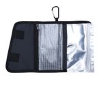 Balıkçı Yem Çantası, Balıkçı Takım Bağlayıcı Çanta 6 Çıkarılabilir Cazibe Çantalar Su Geçirmez Organizatör Yumuşak Yemler Jigs (BLACK)