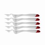 Balıkçılık Yumuşak Plastik Yemler, Yumuşak Plastik Yemler PVC Yapay Yumuşak Balıkçılık Yemi 5 Adet 13 Cm Bas Jig Balık Sahte Yemli Olta takımı Bas Yılanbaş Alabalık (kırmızı kafa)