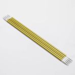 Balım Hobi Knitpro Zing 5'li Çorap Şişi 20 cm 3,50 mm Alüminyum Malzeme Özellikleri ile Sarı Renk