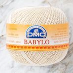 balım örgü evi DMC BABYLO NO :20 DANTEL VE AĞ İPLİĞİ EKRU 100 GRAM