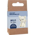 BALIM ÖRGÜ EVİ Milo The Kitten "Uykucu Kedi" Mini Amigurumi Kiti Bitmiş Ölçü 10 cm