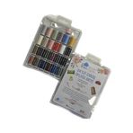 Balım Örgü Evi Mini Makaralar Dikiş Iplik Seti 2 Adet (24 Renkli + Iğne + Dikiş Yüksük)