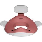 Balina Tasarımlı Çocuk Klozet Adaptörü Kaymaz, Ergonomik, Zararsız Malzeme - Koyu Pembe