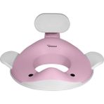 Balina Tasarımlı Çocuk Klozet Adaptörü Kaymaz, Ergonomik, Zararsız Malzeme - Pembe