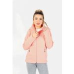 Balins BT/234 Pembe Balıkçı Fermuarlı Kadın Sweatshirt