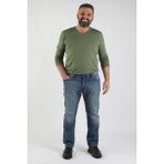 Balins Büyük Beden Basic Jean Açık Mavi Erkek Regular Fit Düz Paça Denim Pantolon - 56 / 30