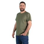 Balins Erkek Bisiklet Yaka Kısa Kollu Tişört Haki XXL
