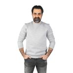 Balins Erkek Sıfır Yaka Ribanalı Sweatshirt Gri S