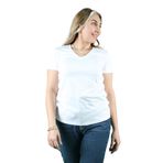 Balins Kadın Cotton Kısa Kollu Tişört Beyaz XXL