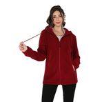 Balins Kadın Kapüşonlu Bordo Sweatshirt Bordo M