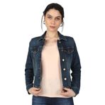 Balins Kadın Kot Mont Koyu Mavi XS