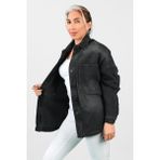 Balins Kadın Oversize Kot Ceket 2L/6420 - Relax Fit - Siyah